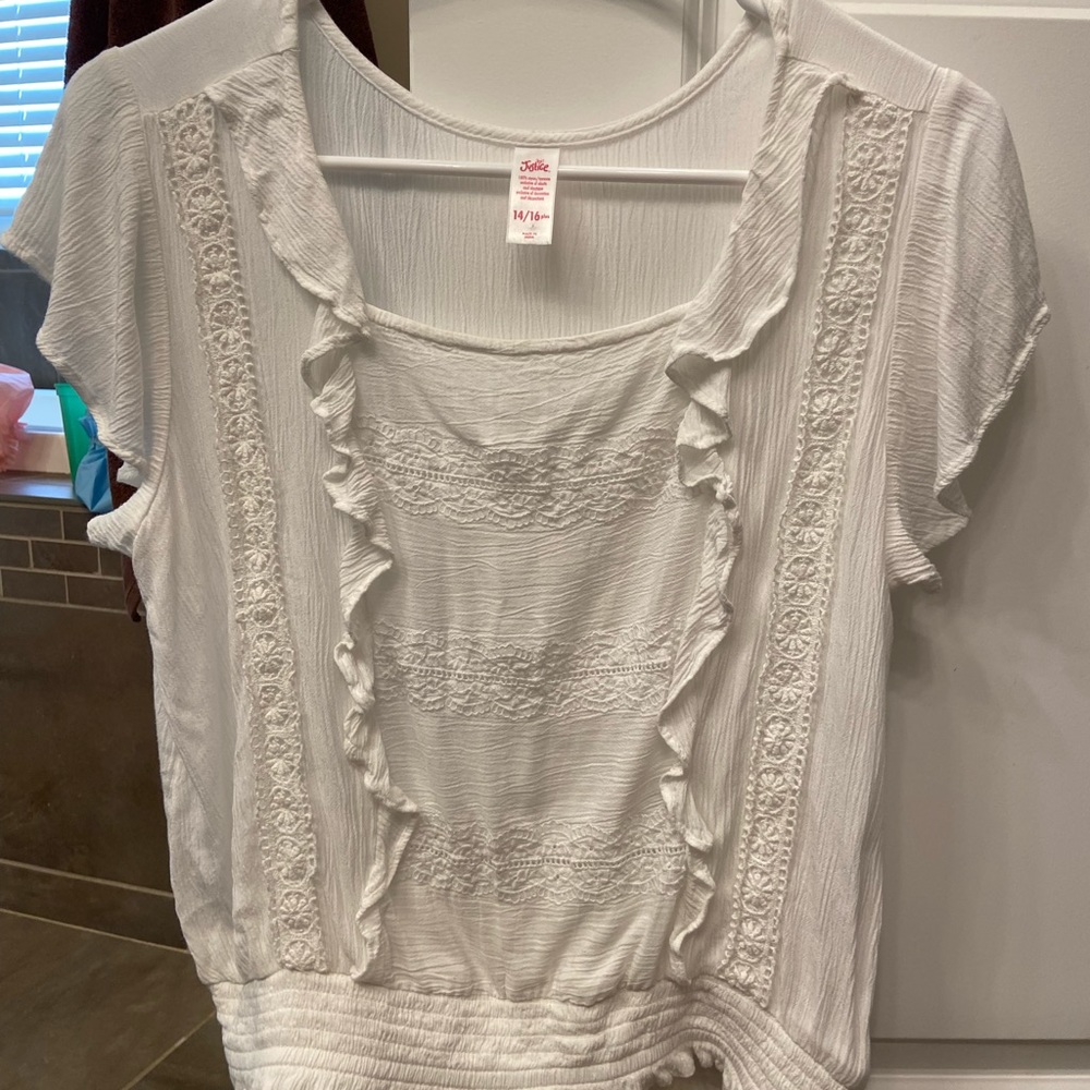 White blouse for girls